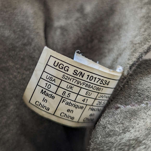 UGG Elvi Olive Green Classic Suede Harness Boots - Picture 6 of 12